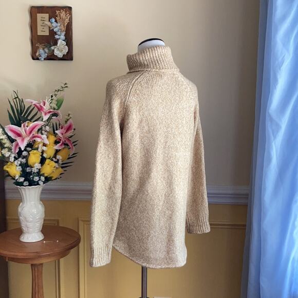 Michael Kors Light Brown Turtleneck Sweater, Size S - Picture 4 of 8